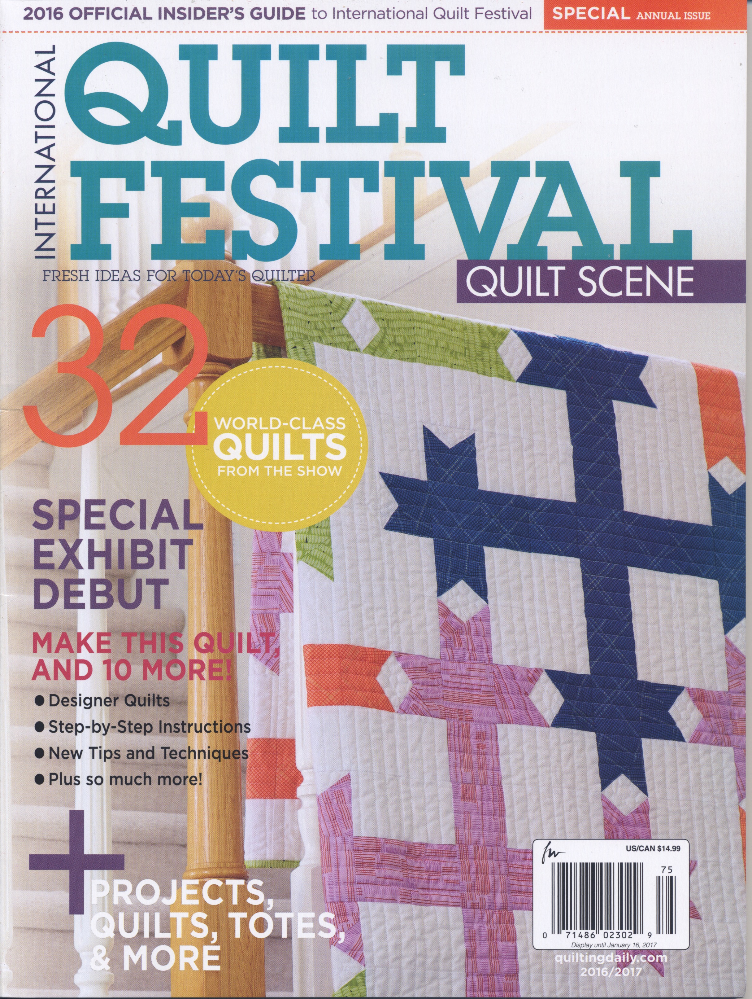 Word's Getting Out International Quilt Festival Quilt Scene 2016